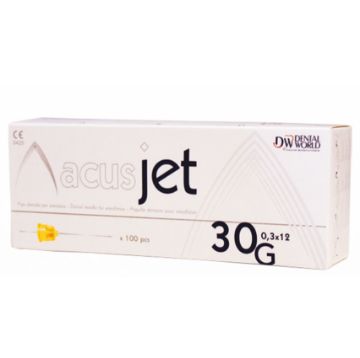 Immagine di AGHI PER ANESTESIA ACUS JET 30G - 100 PZ.
