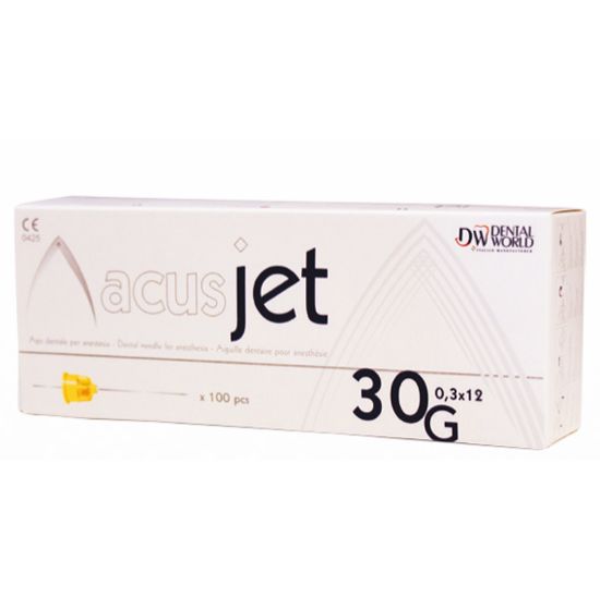 Immagine di AGHI PER ANESTESIA ACUS JET 30G - 100 PZ.